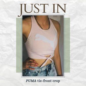 Puma Tie Front Crop